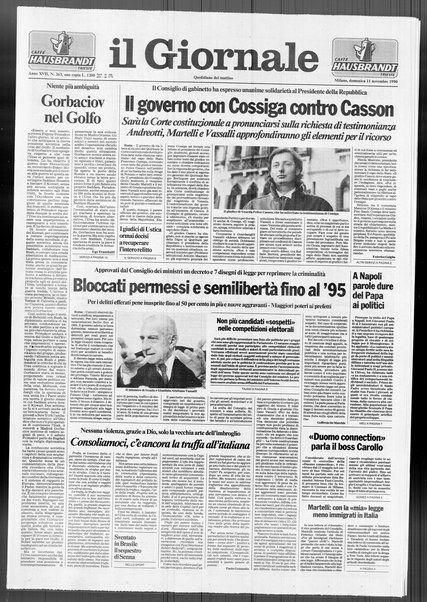 Il giornale : quotidiano del mattino